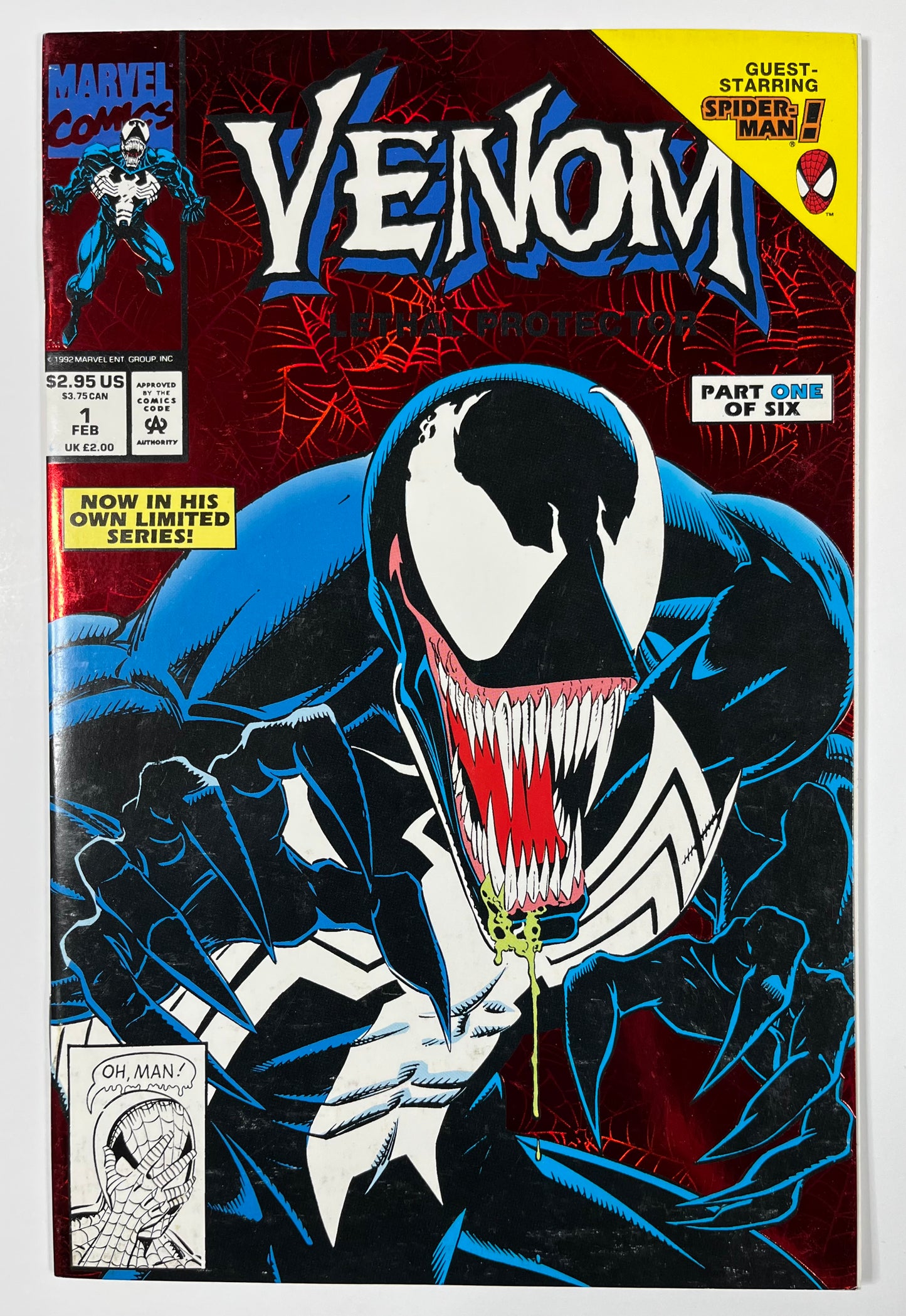 VENOM: LETHAL PROTECTOR #1 - 1993 - FN+ - 1ST VENOM SOLO TITLE