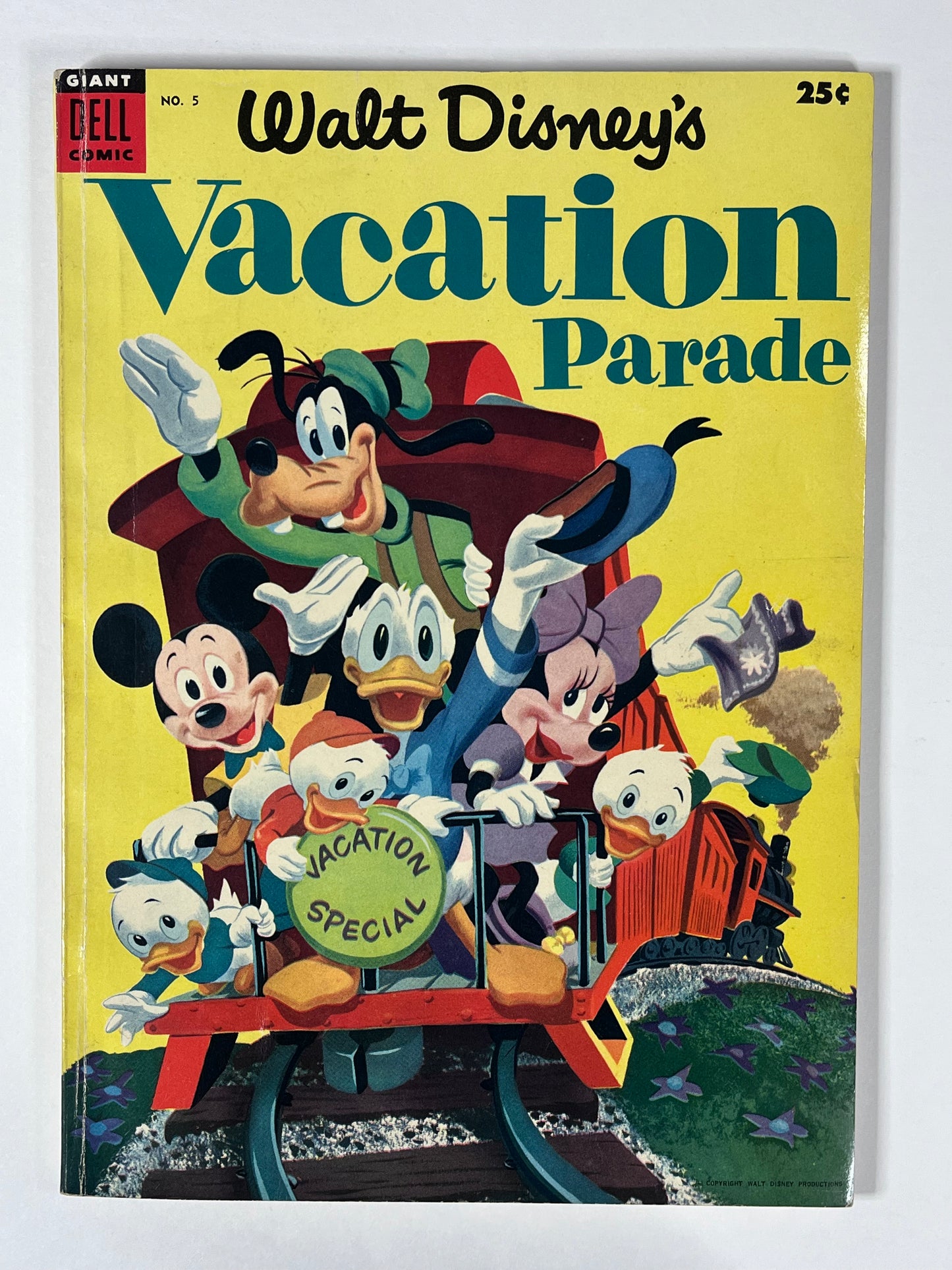 WALT DISNEY'S VACATION PARADE #5 - 1954 - VG/FN - GOLDEN AGE - DELL COMICS