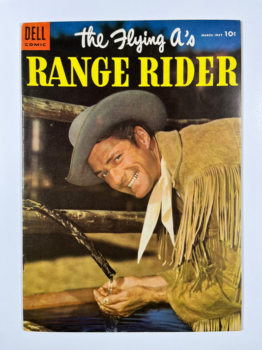 FLYING A's RANGE RIDER #9 - 1955 - FN - WESTERN COMICS - GOLDEN AGE - DELL COMICS