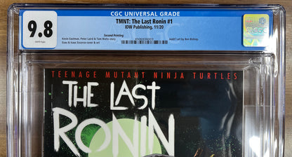 TMNT: THE LAST RONIN #1 CGC 9.8 - 2ND PRINT - 2020 - TEENAGE MUTANT NINJA TURTLES - KEVIN EASTMAN & PETER LAIRD