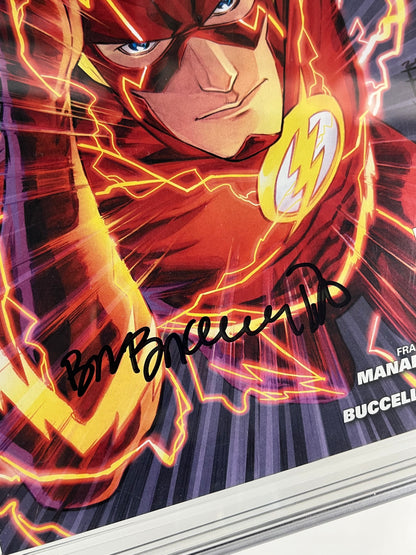 FLASH #1 CGC SS 9.8 - 2011 - SIGNED BY BRIAN BUCCELLATO - DC COMICS