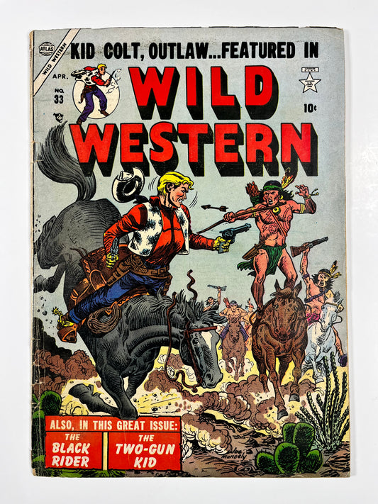 WILD WESTERN #33 - 1954 - GD+ - WESTERN COMICS - GOLDEN AGE - MARVEL COMICS - ATLAS