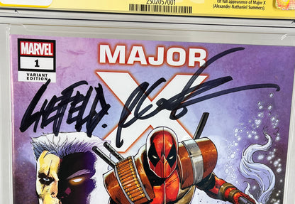 MAJOR X #1 CGC SS 9.8 - 2019 - ROBLIEFELDCREATIONS.COM EDITION A - SIGNED 2x BY ROB LIEFELD - MARVEL COMICS