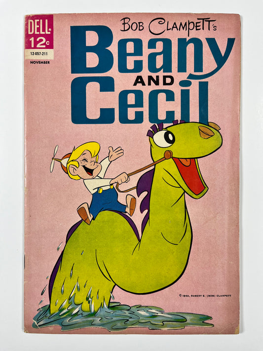 BEANY AND CECIL #2 - 1962 - VG+ - BOB CLAMPETT - SILVER AGE - DELL COMICS