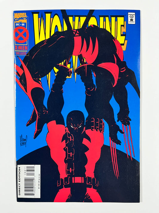 WOLVERINE #88 - DELUXE EDITION - 1994 - VF - 1ST DEADPOOL & WOLVERINE BATTLE - MARVEL COMICS - COPY A