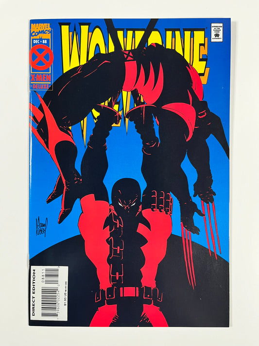 WOLVERINE #88 - DELUXE EDITION - 1994 - VF - 1ST DEADPOOL & WOLVERINE BATTLE - MARVEL COMICS - COPY B