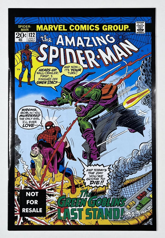 AMAZING SPIDER-MAN #122 - 2005 - FN/VF - TOYBIZ REPRINT - DEATH OF GREEN GOBLIN