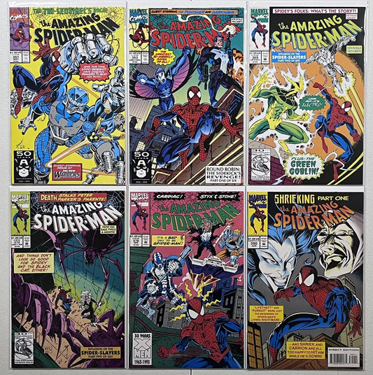 AMAZING SPIDER-MAN #351 353 369 372 376 390 391 396 397 406 408 411 & MORE LOT