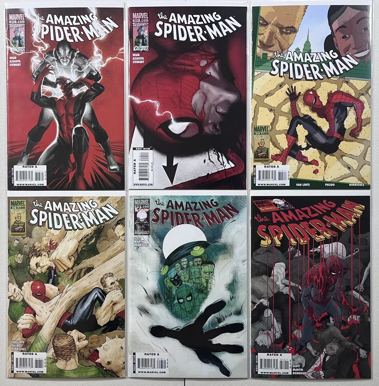 AMAZING SPIDER-MAN #603 604 605 609 610 612 613 614 615 616 618 & MORE LOT - MARVEL COMICS