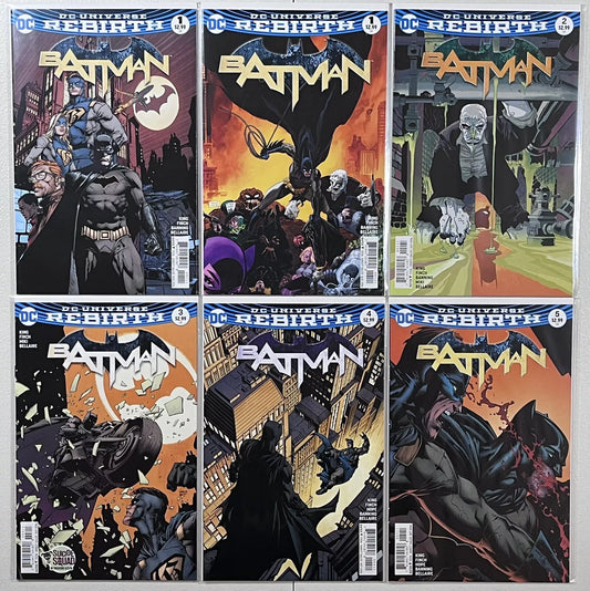 BATMAN (2016) #1 2 3 4 5 6 7 8 9 10 11 12 13 14 15 & MORE LOT - DC REBIRTH