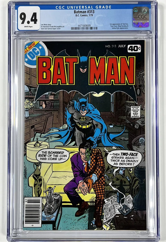 BATMAN #313 CGC 9.4 - 1979 - 1ST APPEARANCE OF TIM FOX - DC COMICS