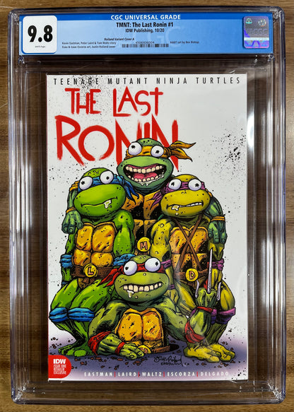 TMNT: THE LAST RONIN #1 CGC 9.8 - JUSTIN ROILAND VARIANT COVER A - 2020 - TEENAGE MUTANT NINJA TURTLES - KEVIN EASTMAN & PETER LAIRD