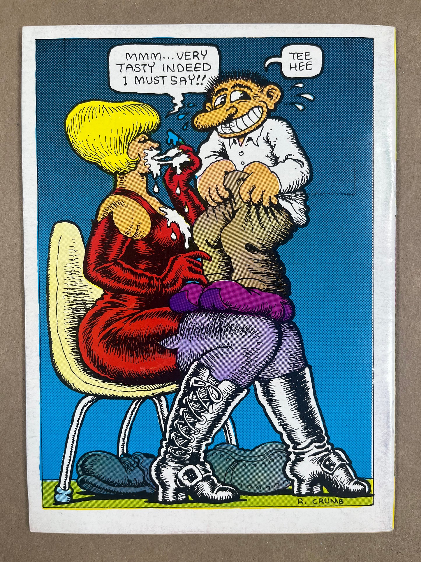 JIZ COMICS #nn - 2ND PRINT - 1972 - VF- - R. CRUMB COVER, ART, & STORIES - UNDERGROUND COMICS - ADULTS ONLY