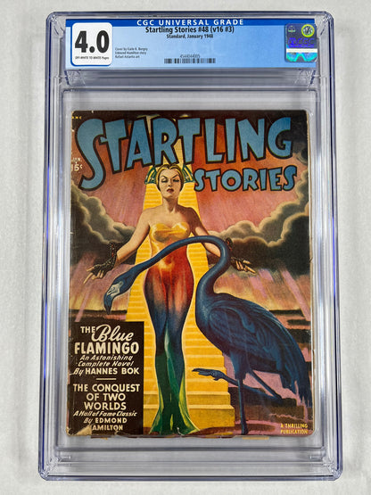 STARTLING STORIES #48 (v16 #3) CGC 4.0 - 1948 - EARLE K. BERGEY COVER - STANDARD - GOLDEN AGE - PULP MAGAZINE