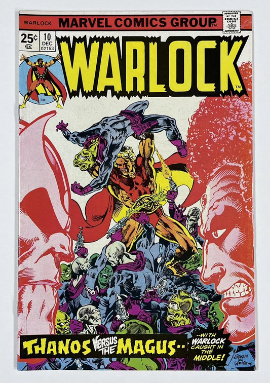 WARLOCK #10 - 1975 - FN - 1ST APPEARANCE OF IN-BETWEENER - THANOS VS THE MAGUS