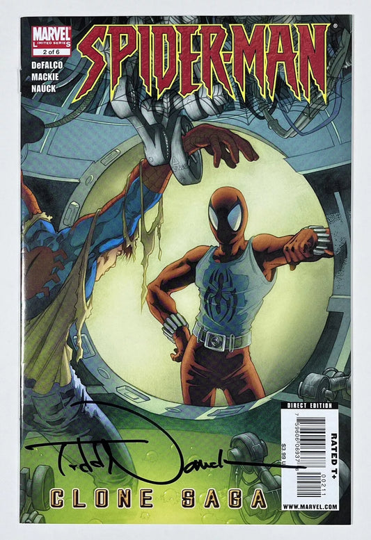 SPIDER-MAN: THE CLONE SAGA #2 - 2009 - VF - SIGNED BY TODD NAUCK - MARVEL COMICS